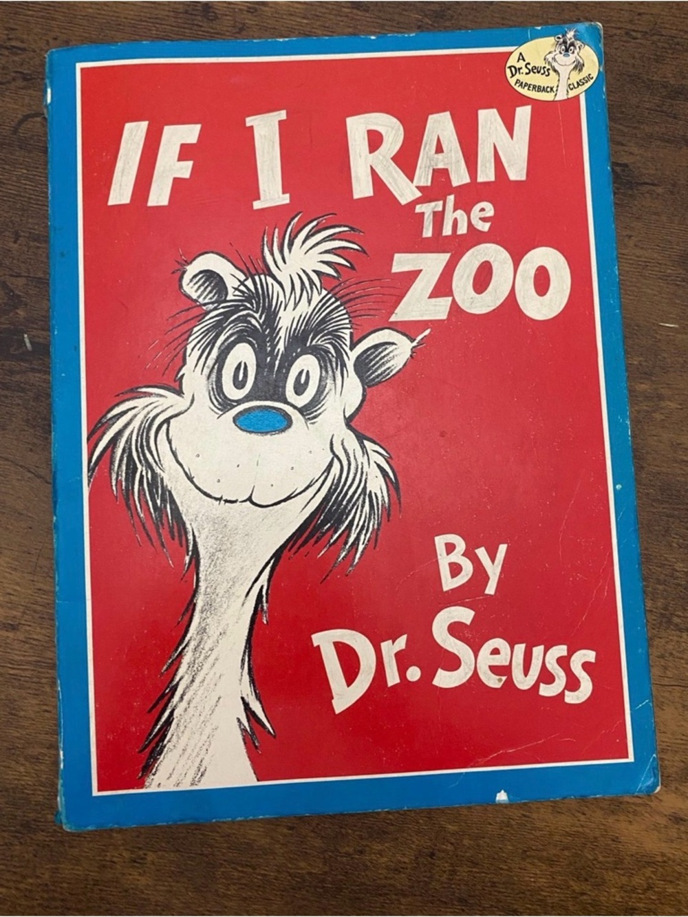 If I Ran the Zoo Dr. Seuss Paperback Book
